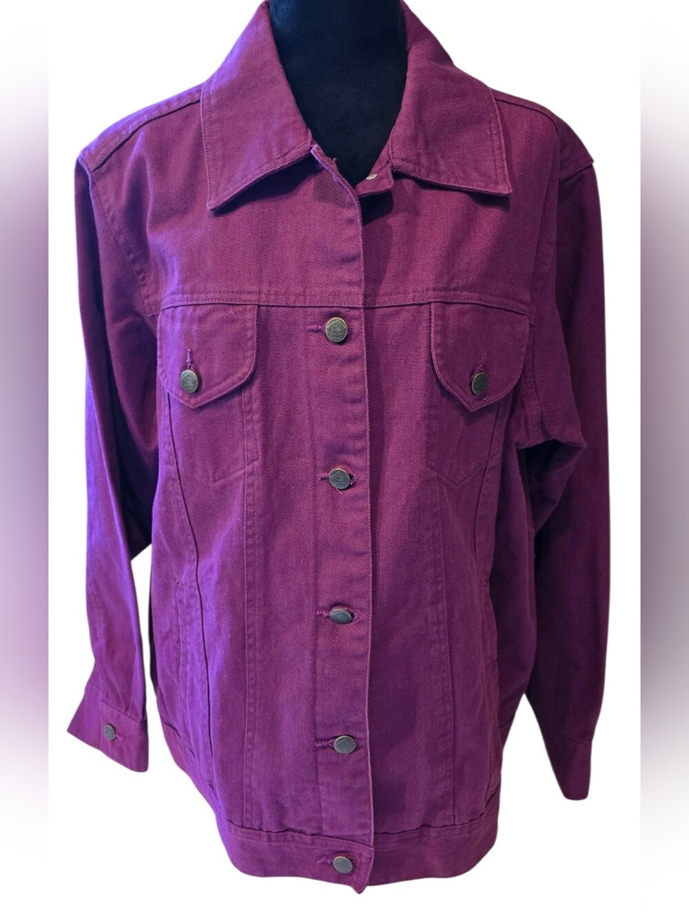 Bridgewater Studio Magenta Denim Jacket 20W